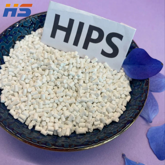 Sample free Virgin Polystyrene HIPS Resin plastic Granules / pellet with high quality  CAS NO.9003-53-6